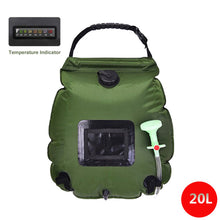 Load image into Gallery viewer, Water Bags 20l Outdoor Camping Hiking Solar Shower Bag Heating Camping
