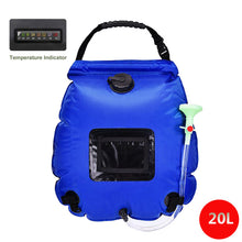 Load image into Gallery viewer, Water Bags 20l Outdoor Camping Hiking Solar Shower Bag Heating Camping
