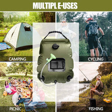 Load image into Gallery viewer, Water Bags 20l Outdoor Camping Hiking Solar Shower Bag Heating Camping

