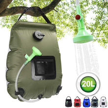 Load image into Gallery viewer, Water Bags 20l Outdoor Camping Hiking Solar Shower Bag Heating Camping
