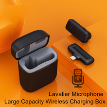 Load image into Gallery viewer, Wireless Lavalier Microphone for iPhone Android Phone Mini Wireless
