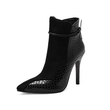 Load image into Gallery viewer, Women European and American Short Boots New Personality Stitching
