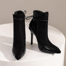 Load image into Gallery viewer, Women European and American Short Boots New Personality Stitching
