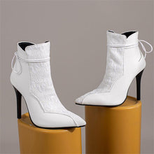 Load image into Gallery viewer, Women European and American Short Boots New Personality Stitching
