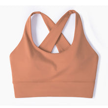 Load image into Gallery viewer, Women Sexy Cross Back High Impact Gym Yoga Bra Solid Nylon Soft Sports
