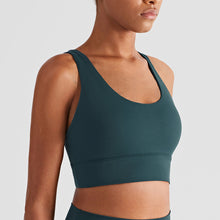 Load image into Gallery viewer, Women Sexy Cross Back High Impact Gym Yoga Bra Solid Nylon Soft Sports
