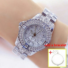 Load image into Gallery viewer, Women Watches Diamond Gold Watch Ladies Wrist Watches Luxury Brand
