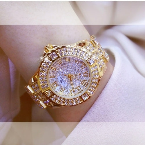 Women Watches Diamond Gold Watch Ladies Wrist Watches Luxury Brand