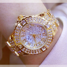 Load image into Gallery viewer, Women Watches Diamond Gold Watch Ladies Wrist Watches Luxury Brand
