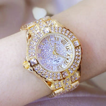 Load image into Gallery viewer, Women Watches Diamond Gold Watch Ladies Wrist Watches Luxury Brand
