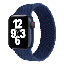 Load image into Gallery viewer, Woven Pattern Silicone Solo Loop For Apple Watch Strap
