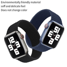 Load image into Gallery viewer, Woven Pattern Silicone Solo Loop For Apple Watch Strap
