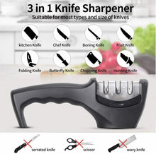Load image into Gallery viewer, KNIFE SHARPENER Ceramic Tungsten Kitchen Knives Blade Sharpening
