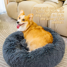 Load image into Gallery viewer, Pet Beds for Cats Dog Bed Washable Anti Anxiety Fluffy Dog Bed
