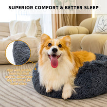 Load image into Gallery viewer, Pet Beds for Cats Dog Bed Washable Anti Anxiety Fluffy Dog Bed
