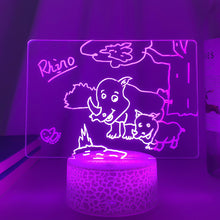 Load image into Gallery viewer, Rewritable Night Light with Message Board Girl Bedroom Sleep Light
