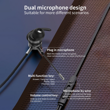 Load image into Gallery viewer, In-Ear Bass Metal Wired Gaming Earphones with Mic
