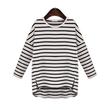 Load image into Gallery viewer, Womens Casual Stripe Sweater Top
