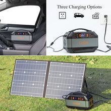 Load image into Gallery viewer, 330W Portable Power Station Solar Generator Backup Power
