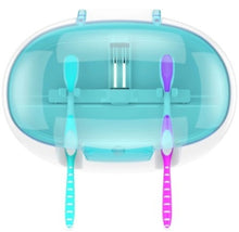 Load image into Gallery viewer, Wall-Mounted UV Light Toothbrush Sanitizer Box
