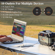 Load image into Gallery viewer, 330W Portable Power Station Solar Generator Backup Power
