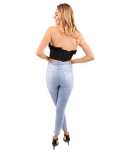 Load image into Gallery viewer, Pamela Fur Detail Crop Top
