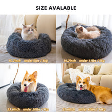 Load image into Gallery viewer, Pet Beds for Cats Dog Bed Washable Anti Anxiety Fluffy Dog Bed

