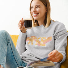 Load image into Gallery viewer, Womens NYC Retro 70&#39;s Crewneck Sweatshirt
