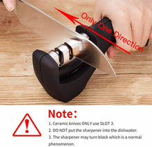 Load image into Gallery viewer, KNIFE SHARPENER Ceramic Tungsten Kitchen Knives Blade Sharpening

