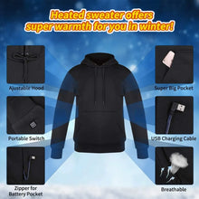 Load image into Gallery viewer, Unisex USB Heating Hoodies
