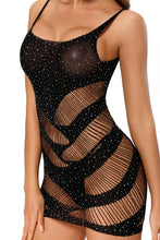 Load image into Gallery viewer, Rhinestones Hollow-out Slip Chemise
