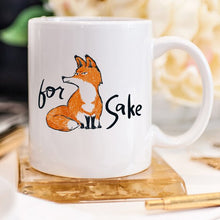 Load image into Gallery viewer, For Fox Sake - Ceramic Coffee Mug - Fox Coffee
