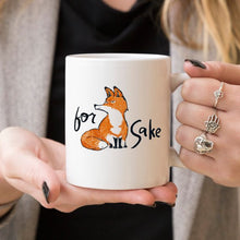 Load image into Gallery viewer, For Fox Sake - Ceramic Coffee Mug - Fox Coffee
