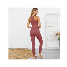 Load image into Gallery viewer, Stretchy Two Piece Outfit Sportswear Set
