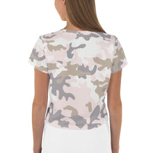 Load image into Gallery viewer, Pastel Camo Crop Tee
