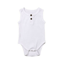 Load image into Gallery viewer, 4 Color ropa bebe Newborn Baby Clothes Boys Girls Baby Romper Solid
