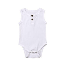 Load image into Gallery viewer, 4 Color ropa bebe Newborn Baby Clothes Boys Girls Baby Romper Solid
