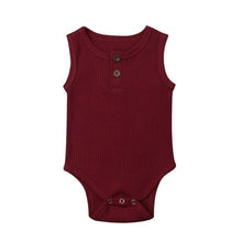 Load image into Gallery viewer, 4 Color ropa bebe Newborn Baby Clothes Boys Girls Baby Romper Solid
