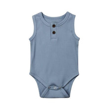 Load image into Gallery viewer, 4 Color ropa bebe Newborn Baby Clothes Boys Girls Baby Romper Solid
