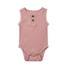 Load image into Gallery viewer, 4 Color ropa bebe Newborn Baby Clothes Boys Girls Baby Romper Solid
