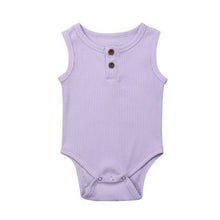 Load image into Gallery viewer, 4 Color ropa bebe Newborn Baby Clothes Boys Girls Baby Romper Solid
