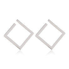 Load image into Gallery viewer, Retro Minimalist Square Earrings Irregular Stud Earrings New Exaggerated Cold Wind Fashion Earring for Women Opening Accessories
