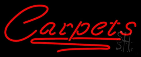 Everything Neon N105-2654 Red Carpets LED Neon Sign 10 x 24 - inches