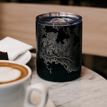 Load image into Gallery viewer, St. Augustine - Florida Map Insulated Cup in Matte Black
